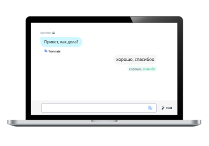 Imagem do MemBot em Russo 